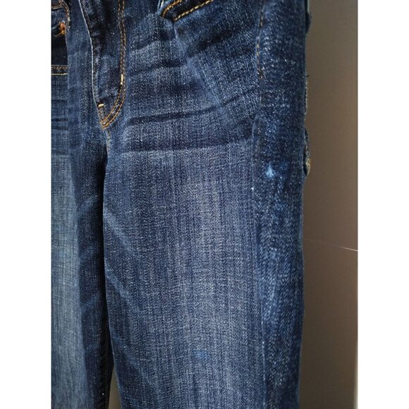 AE American Eagle High Rise Skinny Stretch Size 2 xlong - 27W 33L Denim Jeans - Picture 4 of 9